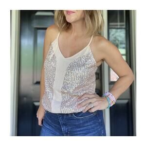 Rose Gold Sequin Cami